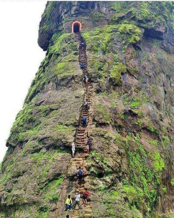 Harihar Fort trek near Nashik